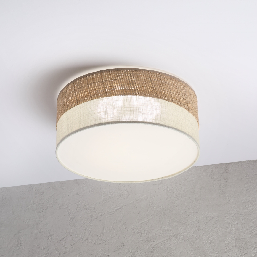 LED потолочный светильник SIRJA BOHO LED/20W/230V 4000K диаметр 35 см бежевый/кремовый