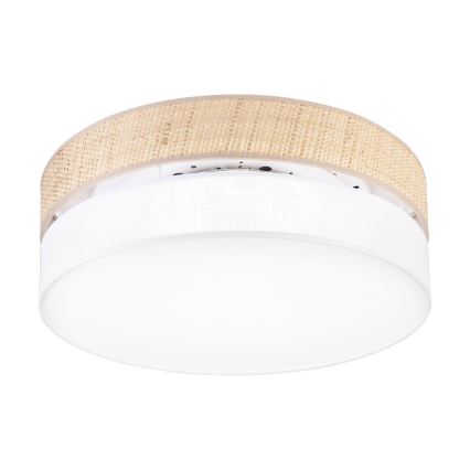 Потолочный светильник SIRJA BOHO LED, 36 Вт, 230 В, 4000 К, диам. 45 см, бежевый/белый