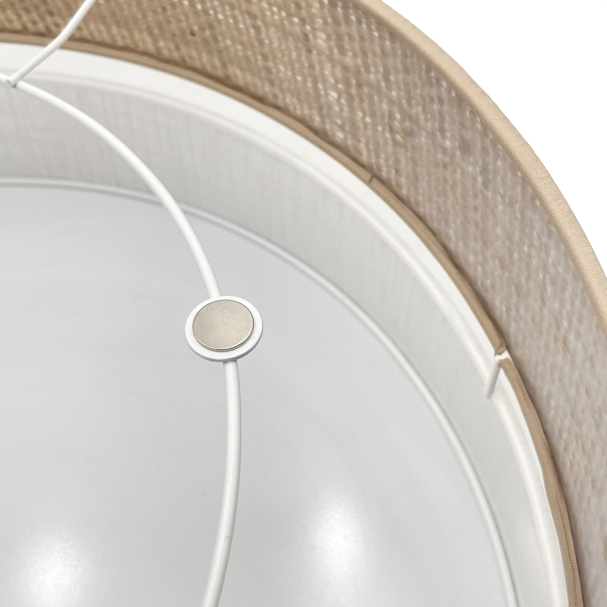 Потолочный светильник SIRJA BOHO LED, 36 Вт, 230 В, 4000 К, диам. 45 см, бежевый/белый