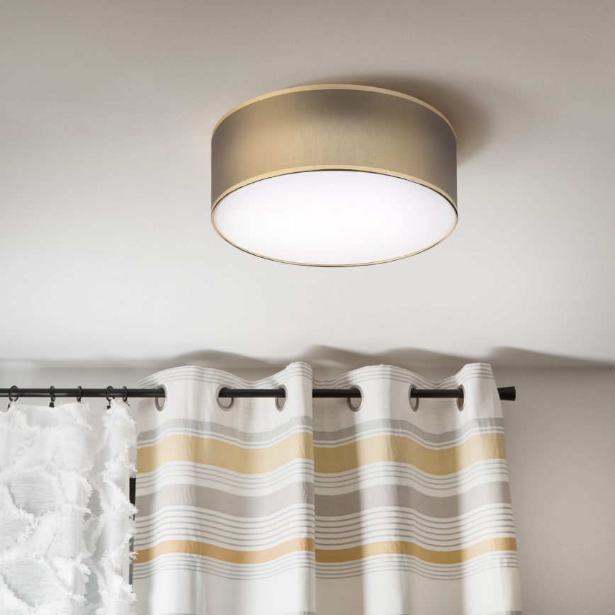 LED-потолочный светильник SIRJA LED/20W/230V 4000K Ø 35 см коричневый/золотой