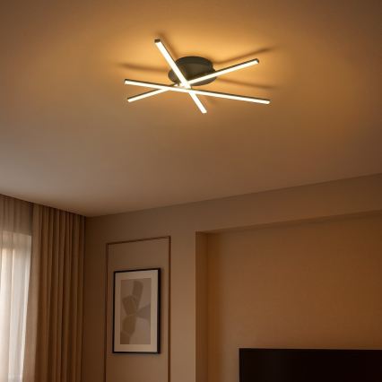 LED потолочный светильник STICK LED/12W/230V чёрный