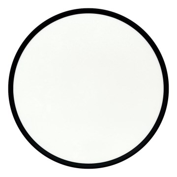 LED потолочный светильник, 40 Вт, 230 В, 3000/4000/6500 К, диаметр 50 см, черный