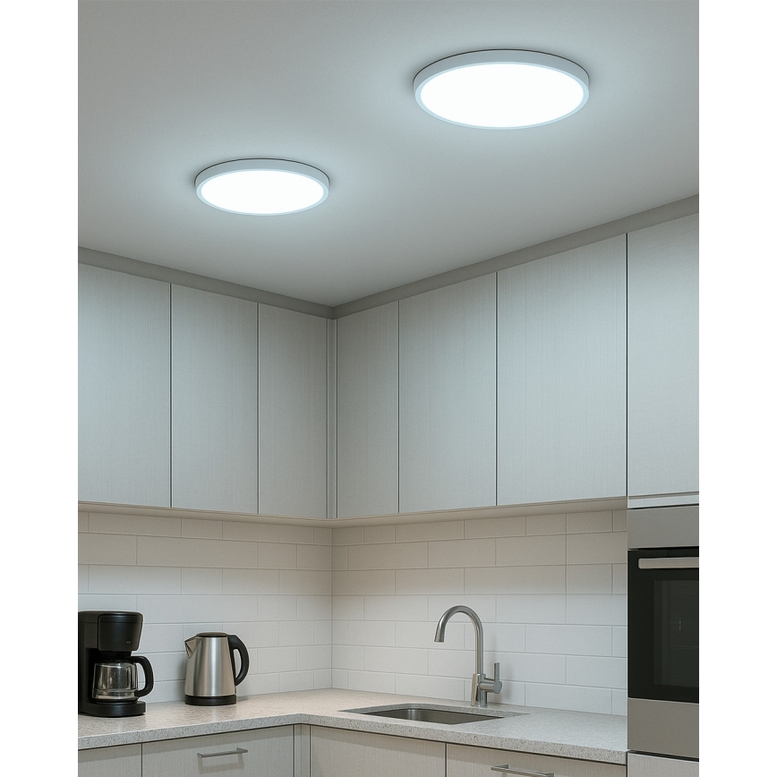 LED потолочный светильник LED/18 Вт/230 В 3000/4000/6500K диаметр 23 см белый