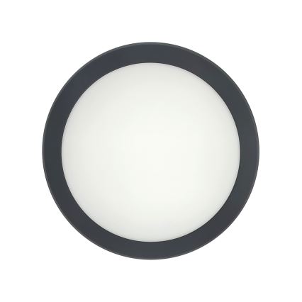 LED потолочный светильник для ванной комнаты с датчиком движения LED/20W/230V 3000/4000/6500K Ø 23 см IP54 антрацитовый