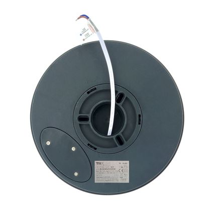LED потолочный светильник для ванной комнаты с датчиком движения LED/20W/230V 3000/4000/6500K Ø 23 см IP54 антрацитовый
