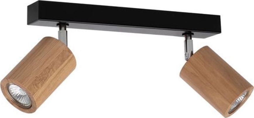 LED потолочный точечный светильник MATTI 2xGU10/5W/230V дуб