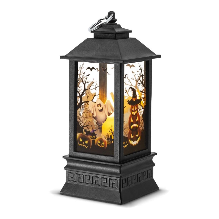 LED Прикраса HALLOWEEN LED/3xAAA/теплий білий ліхтар із гарбузами