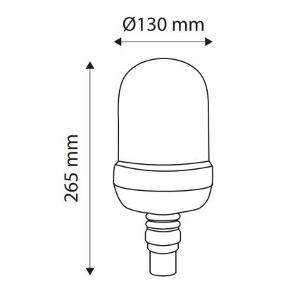 LED проблисковий маячок LIGHT LED H1/12-24V