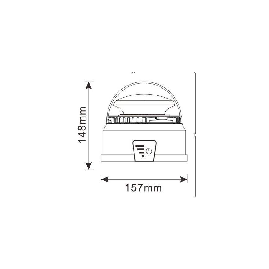 LED Проблисковий маячок LED/12-24V IP65