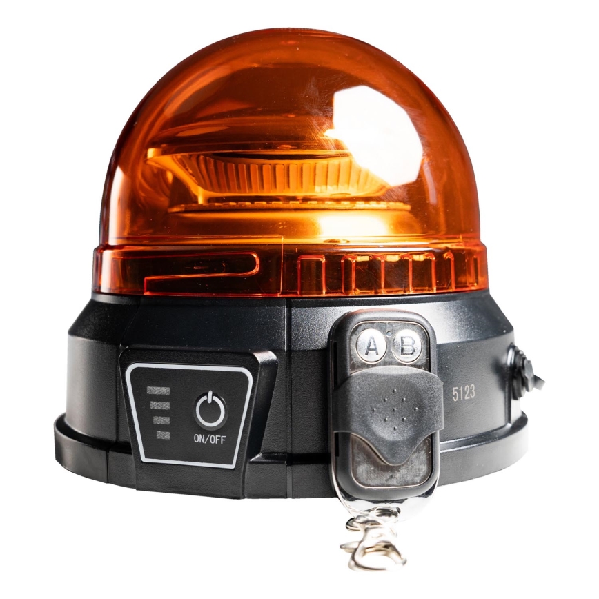 LED Проблисковий маячок LED/12-24V IP65 + пульт дистанційного керування