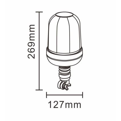 LED Проблисковий маячок LED/12-24V IP66