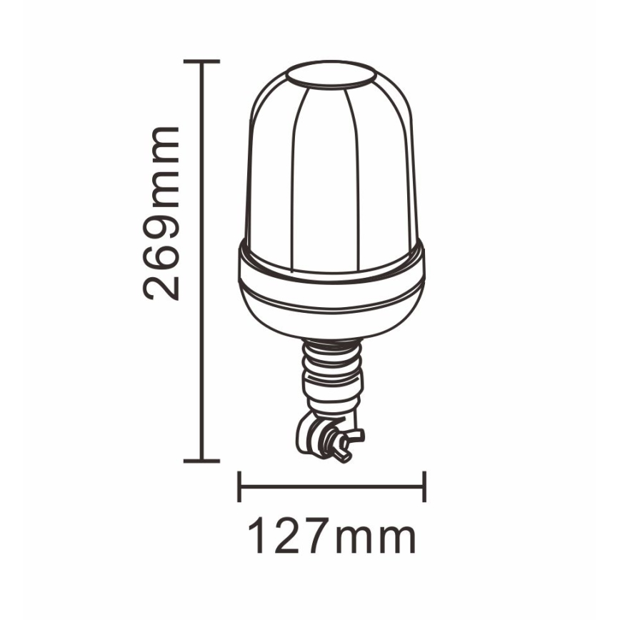 LED Проблисковий маячок LED/12-24V IP66