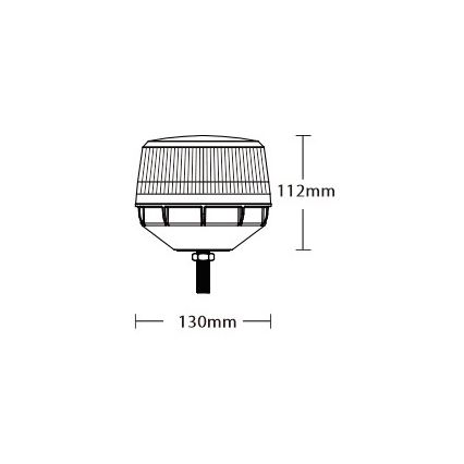 LED Проблисковий маячок LED/12-24V IP67