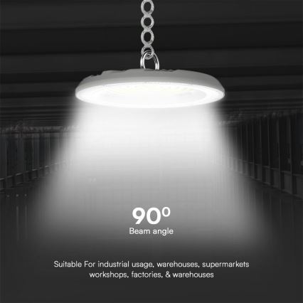 LED Промисловий світильник High Bay LED/100W/230V 3000/4000/6500K IP65 ø 23,5 см