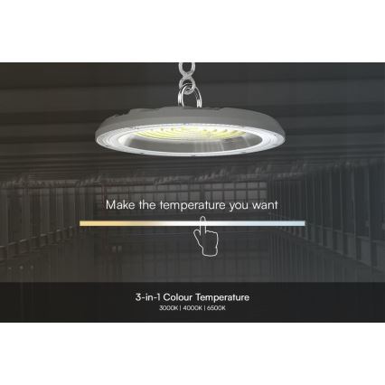 LED Промисловий світильник High Bay LED/100W/230V 3000/4000/6500K IP65 ø 23,5 см