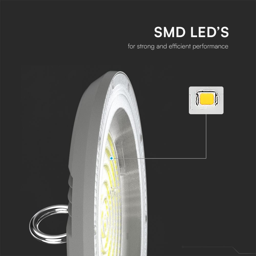 LED Промисловий світильник High Bay LED/100W/230V 3000/4000/6500K IP65 ø 23,5 см