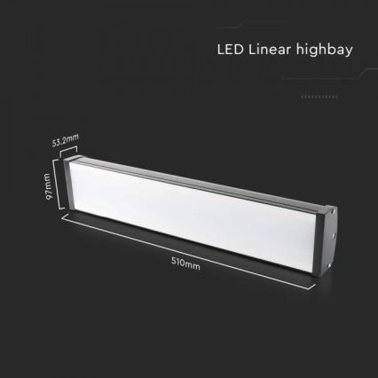 LED Промисловий світильник High Bay LED/100W/230V 4000K IP65