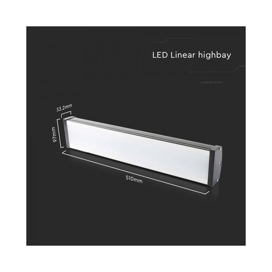 LED Промисловий світильник High Bay LED/100W/230V 4000K IP65