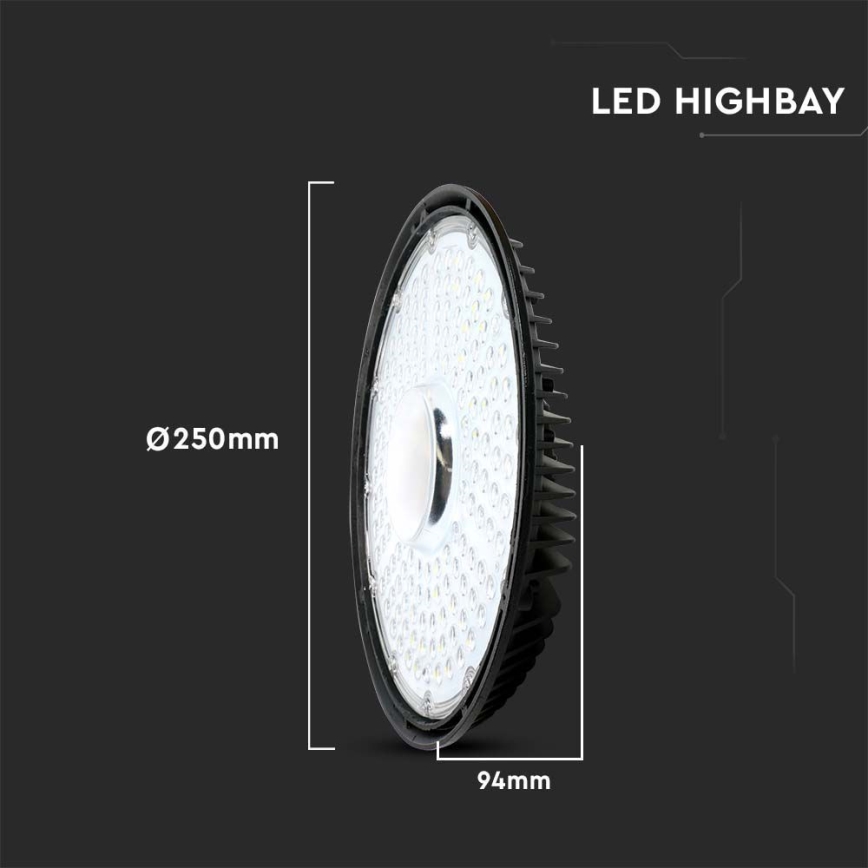 LED промисловий світильник High Bay LED/100W/230V 4000K IP65