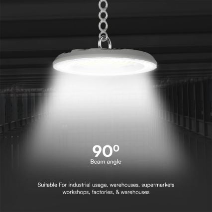 LED Промисловий світильник High Bay LED/150W/230V 3000/4000/6500K IP65 ø 27,7 см