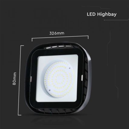 LED Промисловий світильник High Bay LED/200W/230V 4000K IP65