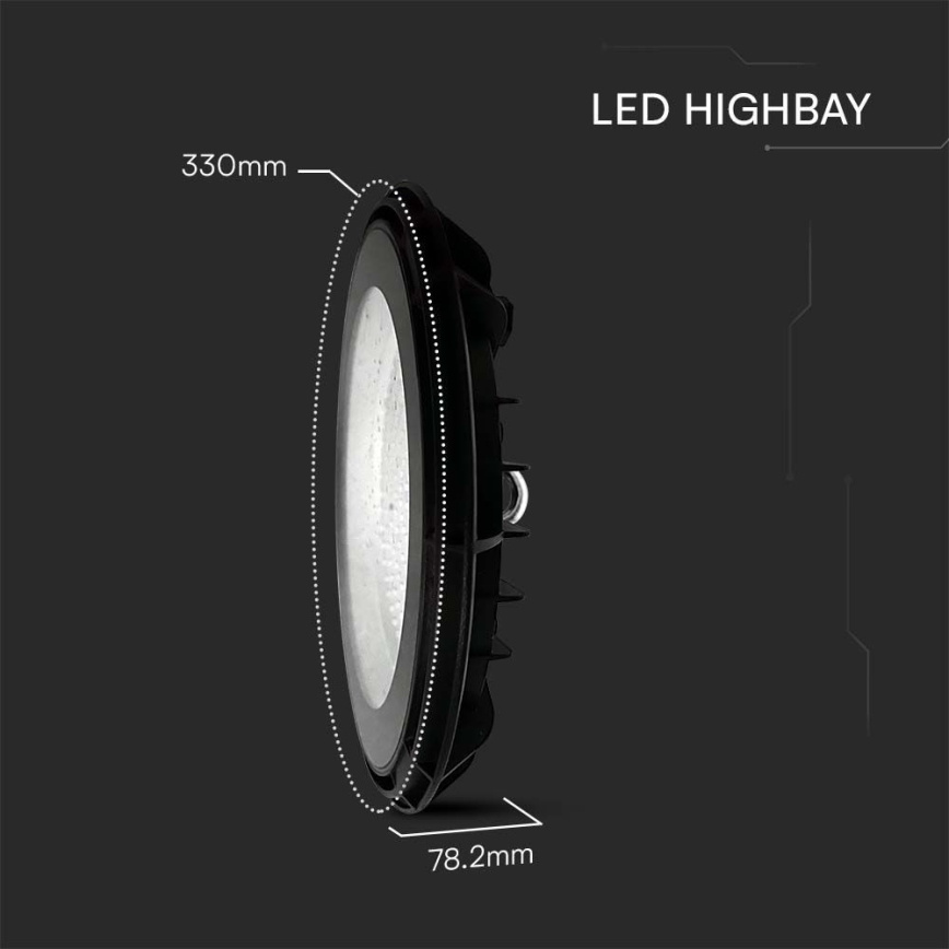 LED Промисловий світильник High Bay LED/200W/230V 6500K IP65