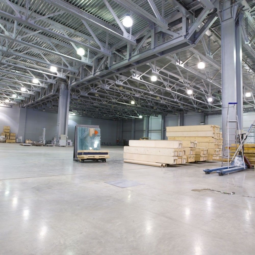 LED Промисловий світильник з регулюванням яскравості High Bay LED/500W/230V 4000K IP65 чорний