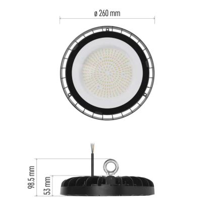 LED промышленный светильник High Bay/133 Вт/230 В IP65 4000 К