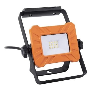 LED-прожектор LED/10W/230V 6500K IP65 оранжевый/чёрный