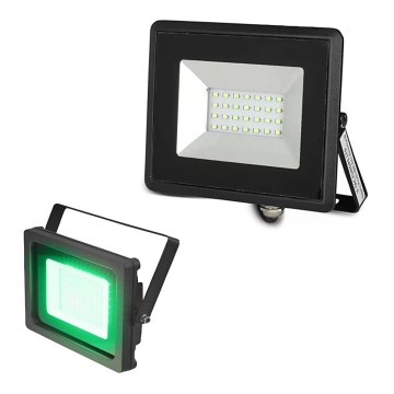 LED Прожектор LED/20W/230V IP65 зелений