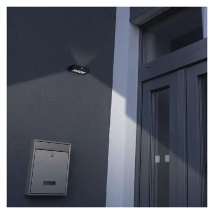 LED Прожектор на сонячній батареї з датчиком руху LED/3,7V 1200mAh 4000K IP65 чорний