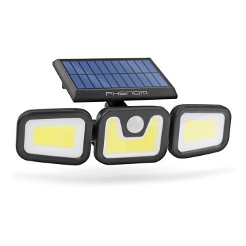 LED прожектор на сонячній батареї з датчиком 3xLED/3,3W/5V IP65