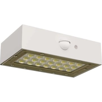 LED Прожектор на сонячній батареї з датчиком руху LED/3,7V 1200mAh 4000K IP65 білий