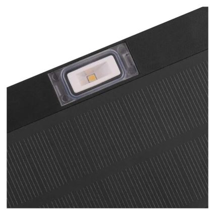 LED Прожектор на сонячній батареї з датчиком руху LED/3,7V 1200mAh 4000K IP65 чорний