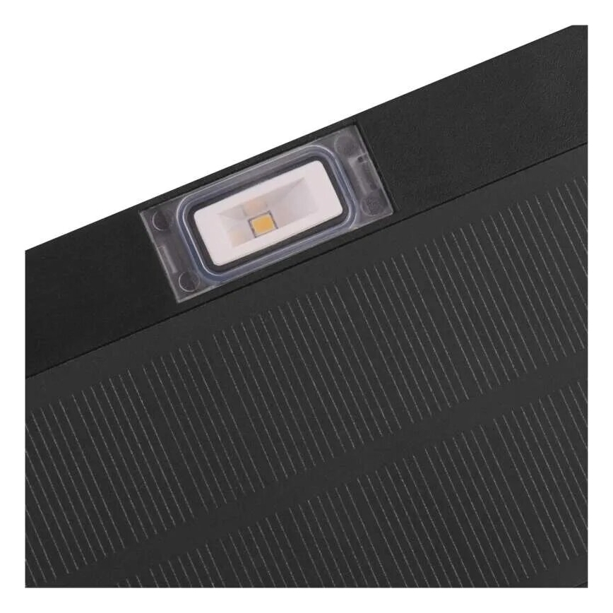 LED Прожектор на сонячній батареї з датчиком руху LED/3,7V 1200mAh 4000K IP65 чорний
