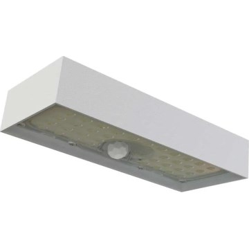 LED Прожектор на сонячній батареї з датчиком руху LED/3,7V 3000mAh 4000K IP65 білий