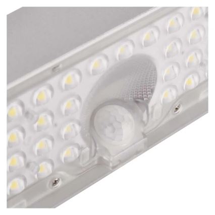 LED Прожектор на сонячній батареї з датчиком руху LED/3,7V 3000mAh 4000K IP65 білий