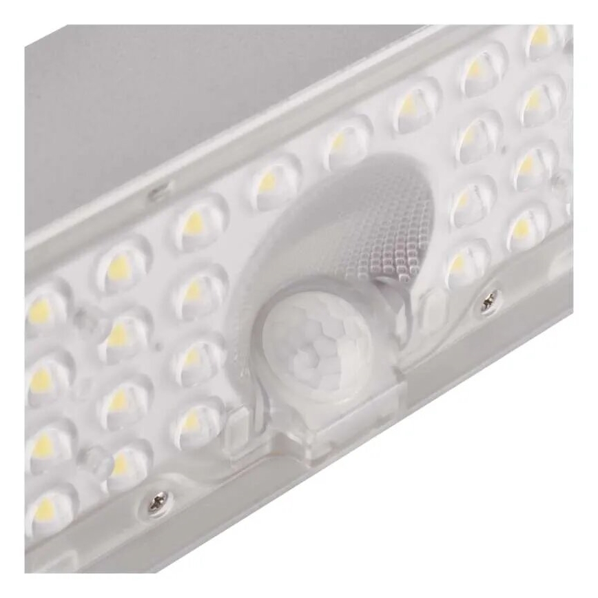 LED Прожектор на сонячній батареї з датчиком руху LED/3,7V 3000mAh 4000K IP65 білий