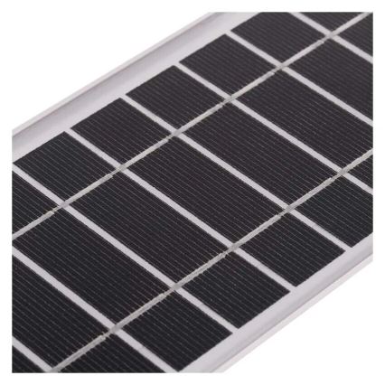 LED Прожектор на сонячній батареї з датчиком руху LED/3,7V 3000mAh 4000K IP65 білий