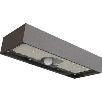 LED Прожектор на сонячній батареї з датчиком руху LED/3,7V 3000mAh 4000K IP65 чорний