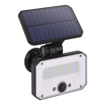 LED Прожектор на сонячній батареї з датчиком руху SPILO LED/3,7V 3600mAh 4000K IP54 + пульт дистанційного керування