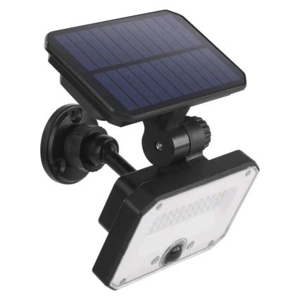 LED Прожектор на сонячній батареї з датчиком руху SPILO LED/3,7V 3600mAh 4000K IP54 + пульт дистанційного керування