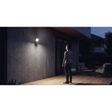 LED-прожектор с датчиками движения и сумерек TAMBO EVO LED/30W/230V 4000K IP44 черный