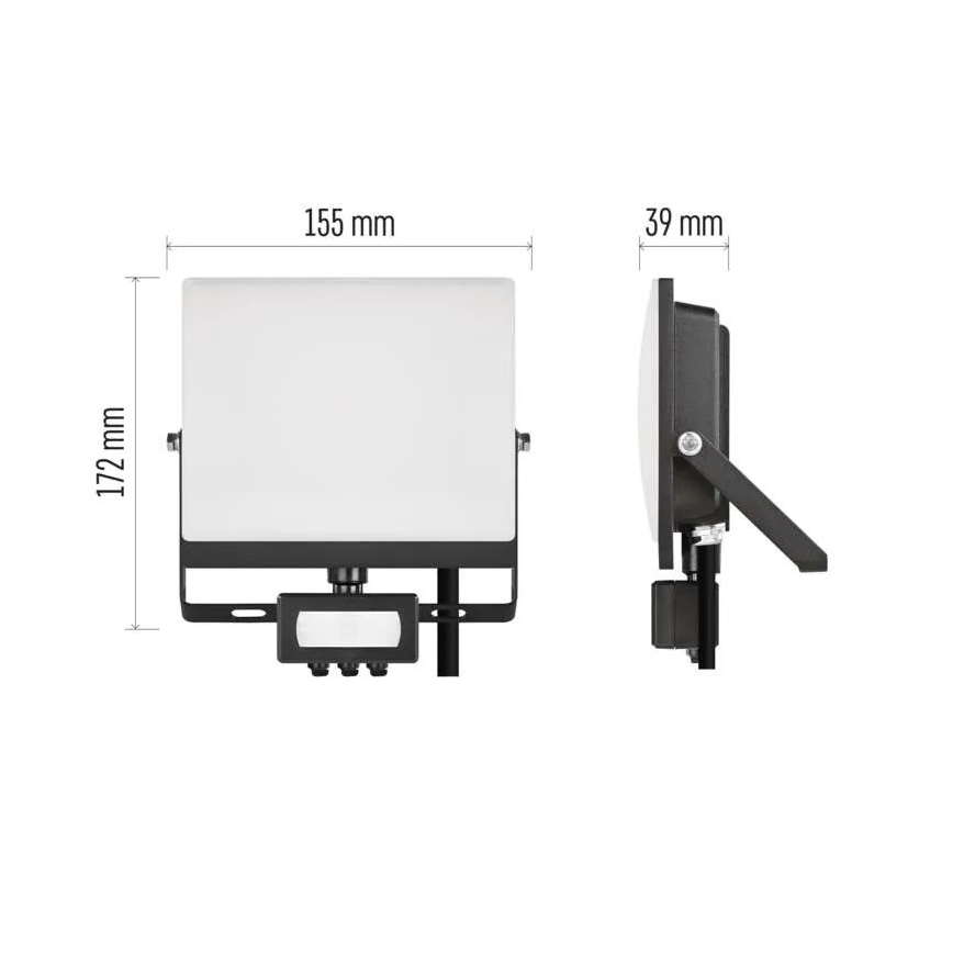 LED-прожектор с датчиками движения и сумерек TAMBO EVO LED/30W/230V 4000K IP44 черный