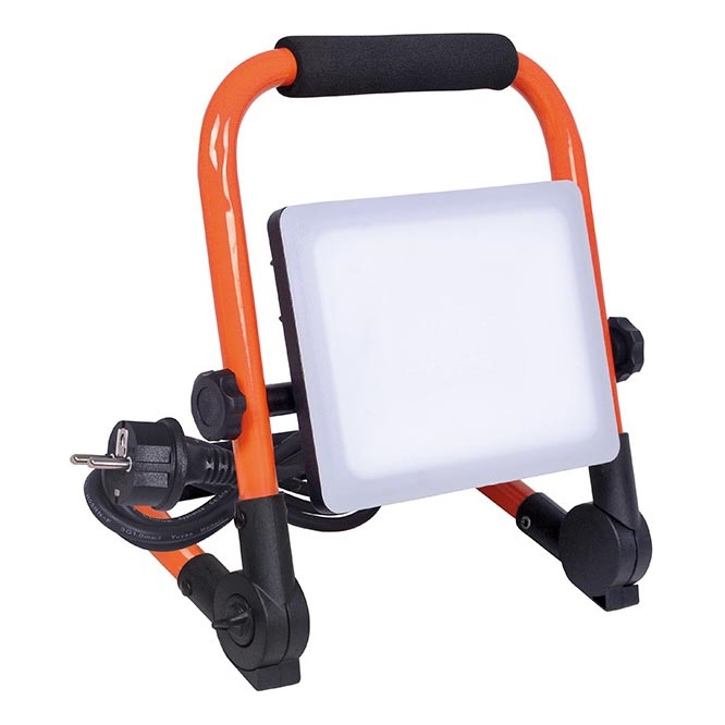 LED-прожектор со штативом, 30 Вт, 230 В, 4000 К, IP65