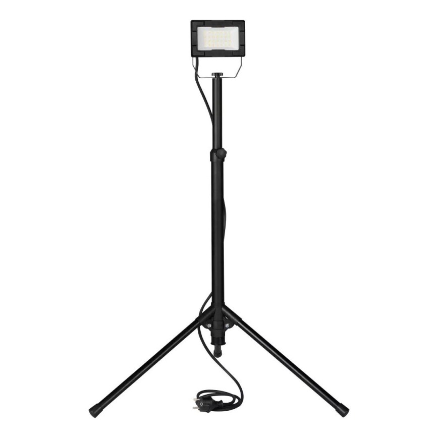 LED-прожектор со штативом LED/20W/230V 5000K IP65 чёрный