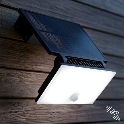 LED прожектор з датчиком руху та сонячною панеллю FUJI LED/8W/3,7V 2000 mAh IP44