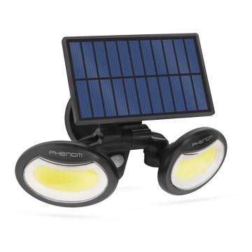 LED Прожектор з датчиком на сонячній батареї 2xLED/4W/5V IP65