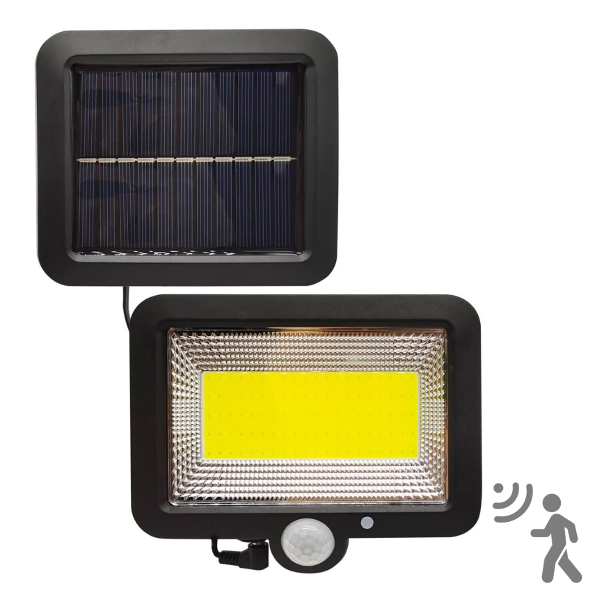 LED Прожектор з датчиком на сонячній батареї DUO LED/1W/3,7V IP44