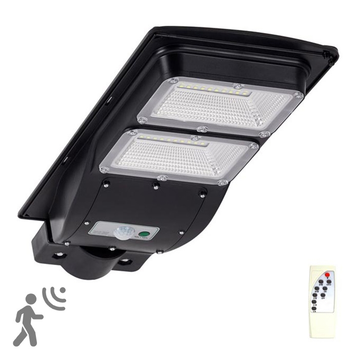 LED Прожектор з датчиком на сонячній батареї STREET 2xLED/6W/3,2V IP65 + ДК